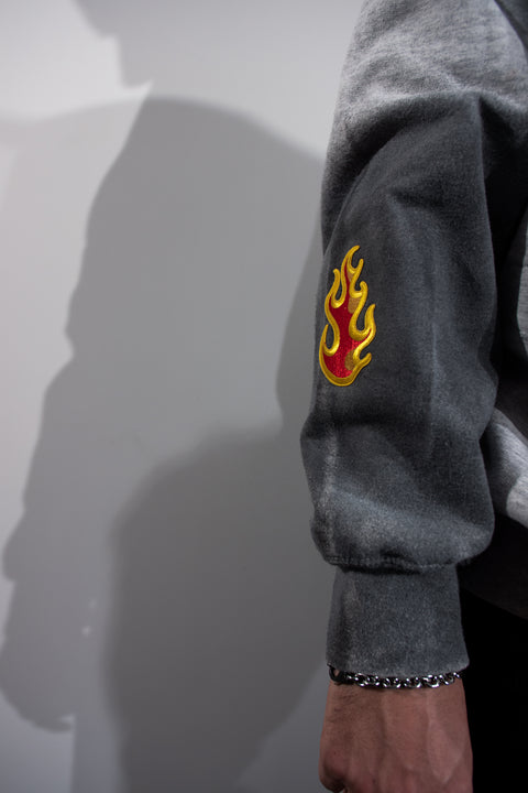 SWEAT-SHIRT COEUR NOIR